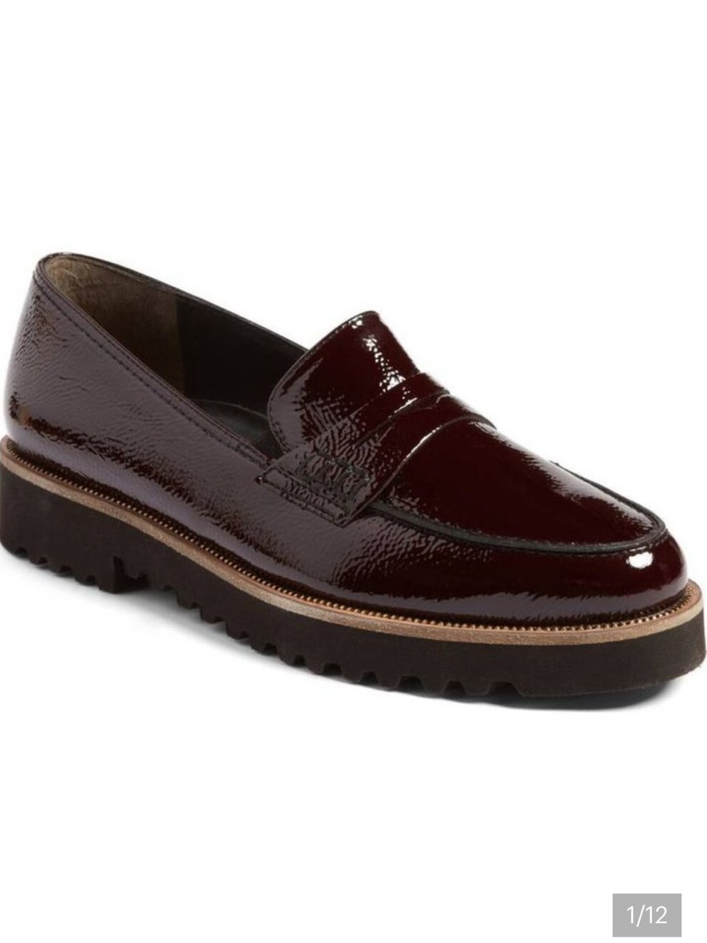 Paul Green Maroon Penny Loafer 8.5/9